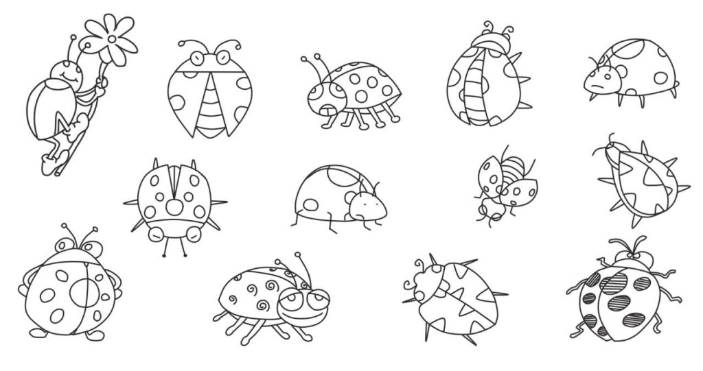 瓢虫简笔画