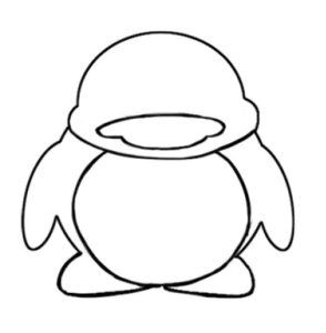 企鹅简笔画