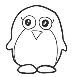 企鹅简笔画