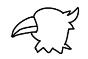 鹦鹉简笔画