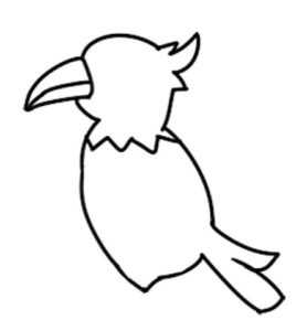 鹦鹉简笔画