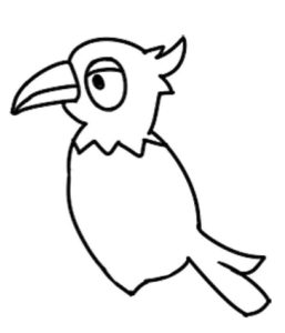 鹦鹉简笔画