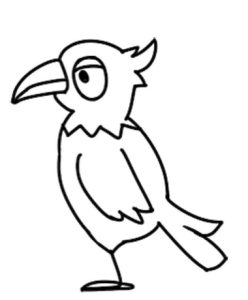 鹦鹉简笔画
