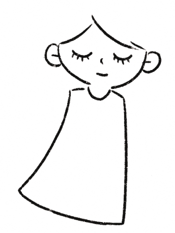 女孩简笔画