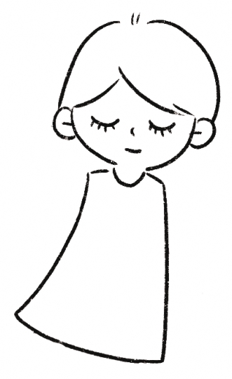 女孩简笔画