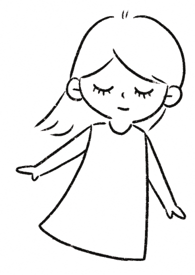 女孩简笔画