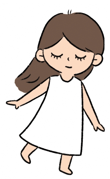 女孩简笔画
