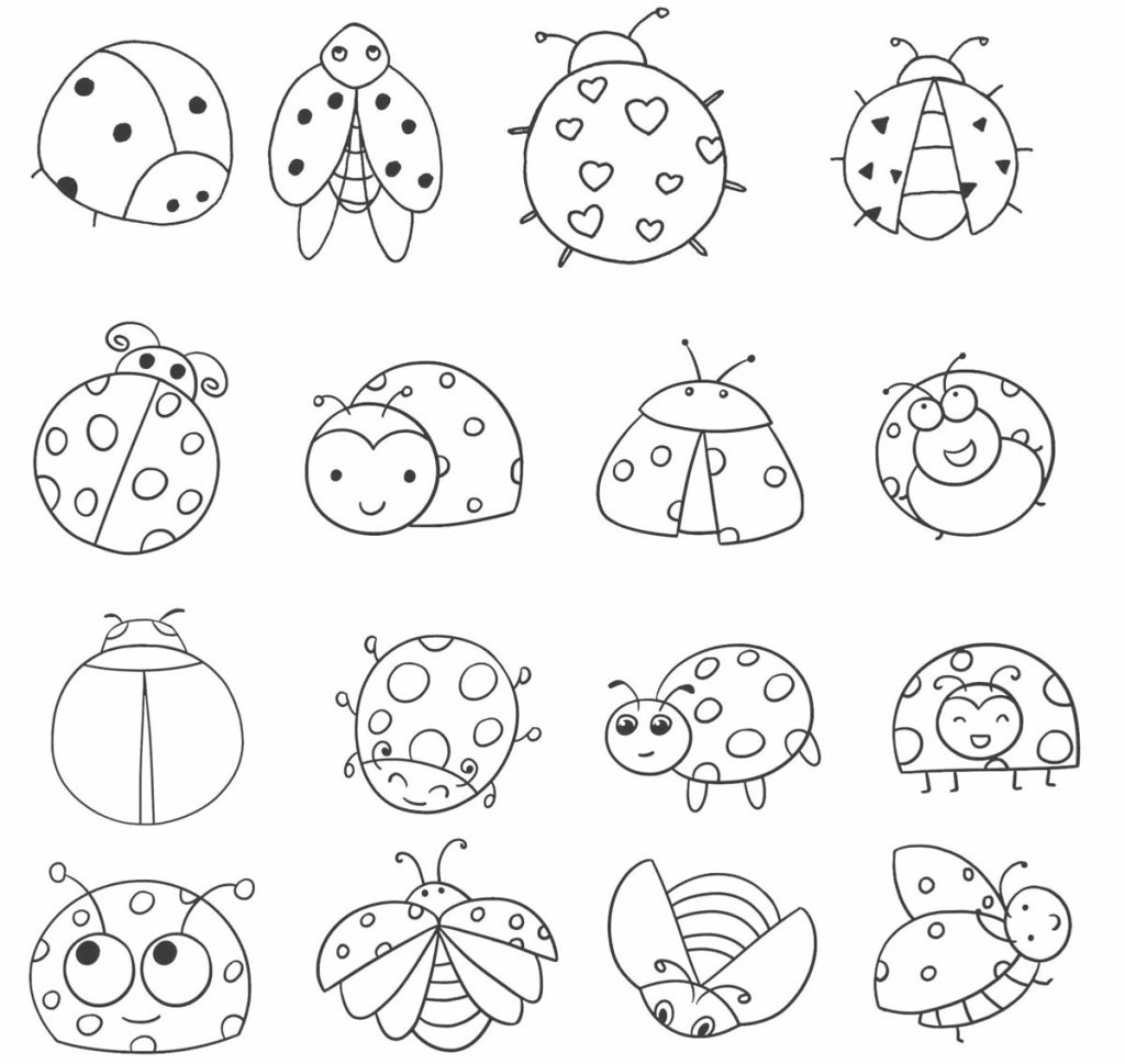 瓢虫简笔画