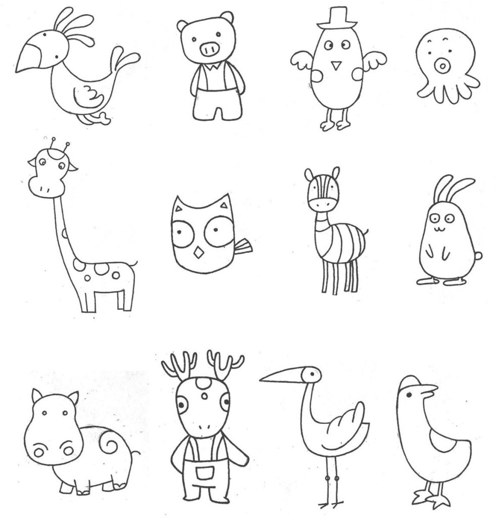 动物简笔画