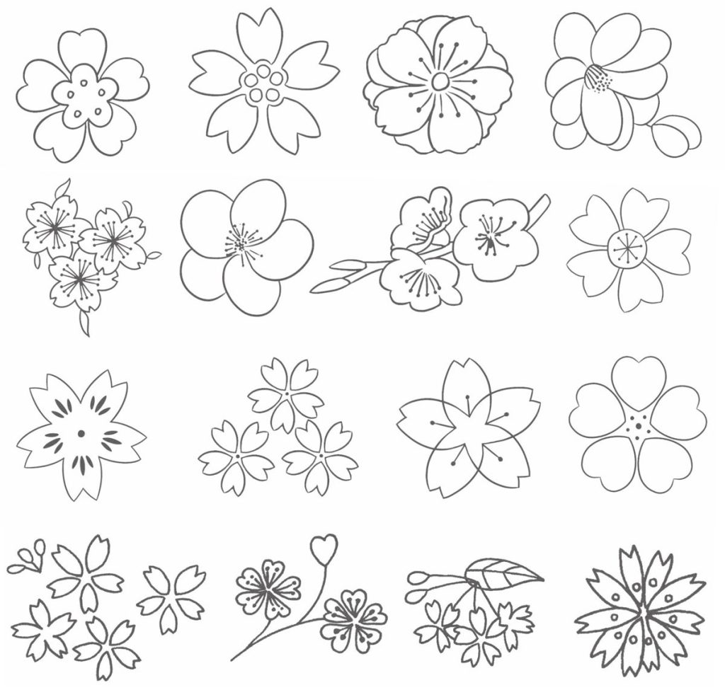樱花简笔画