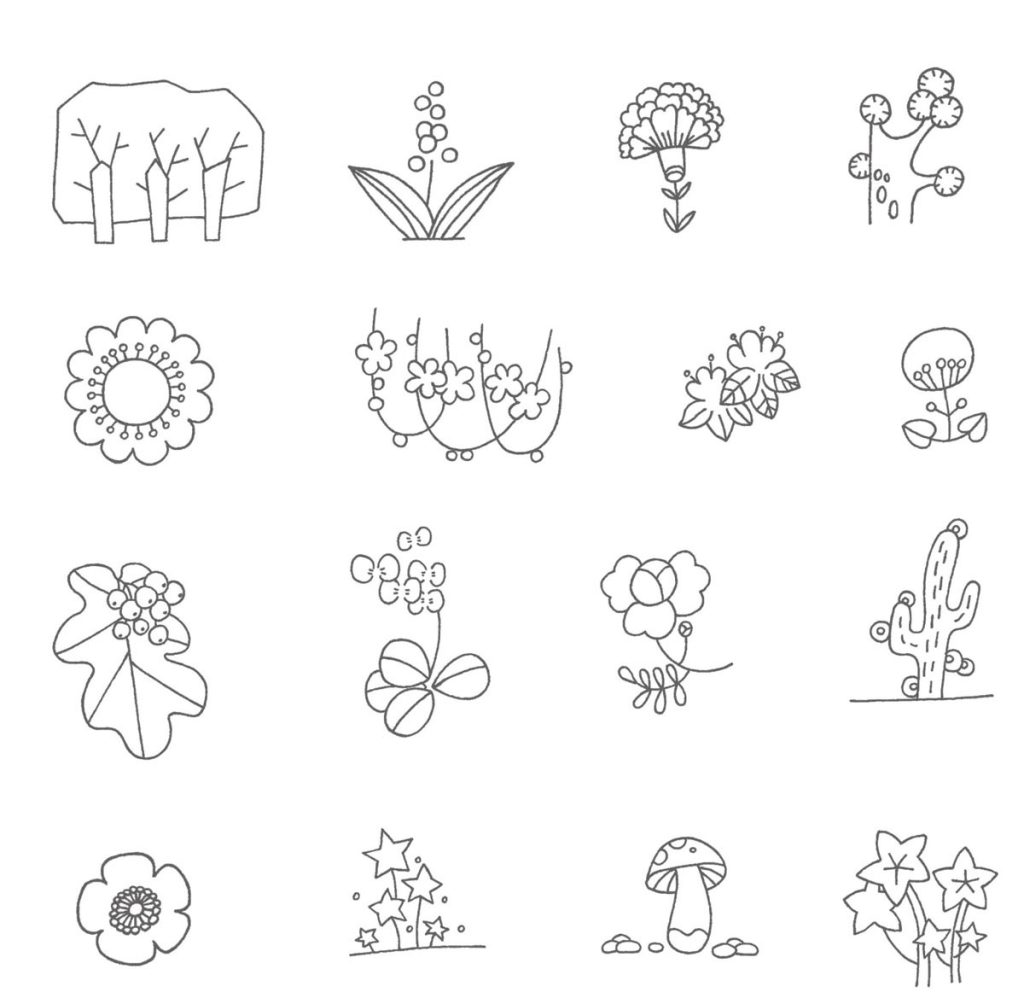 植物简笔画