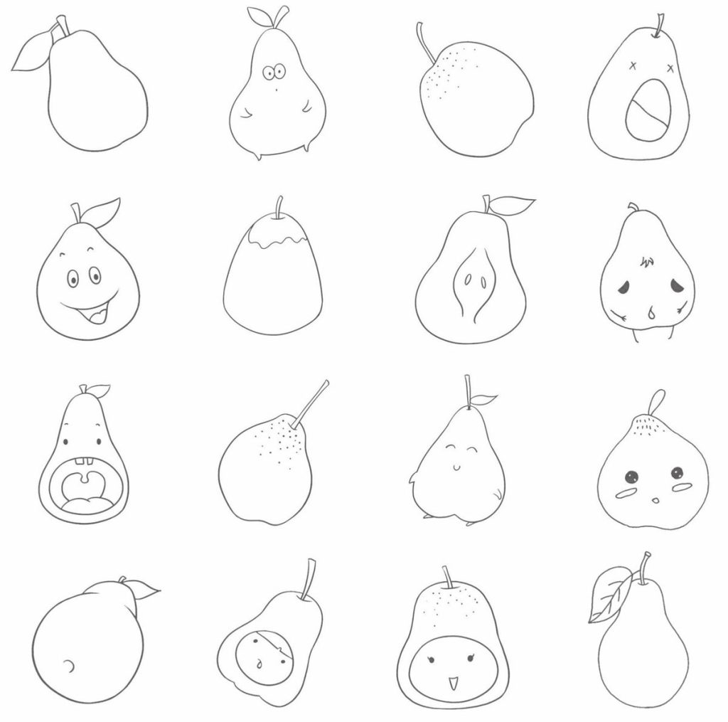 梨简笔画