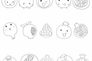 石榴简笔画