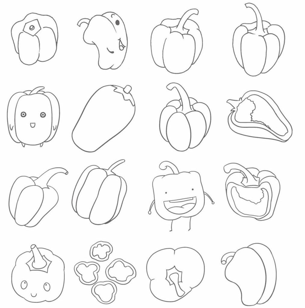 青椒简笔画