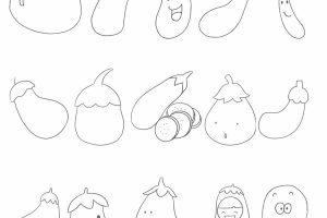 茄子简笔画