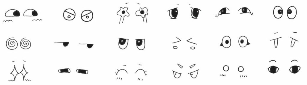 眼睛简笔画