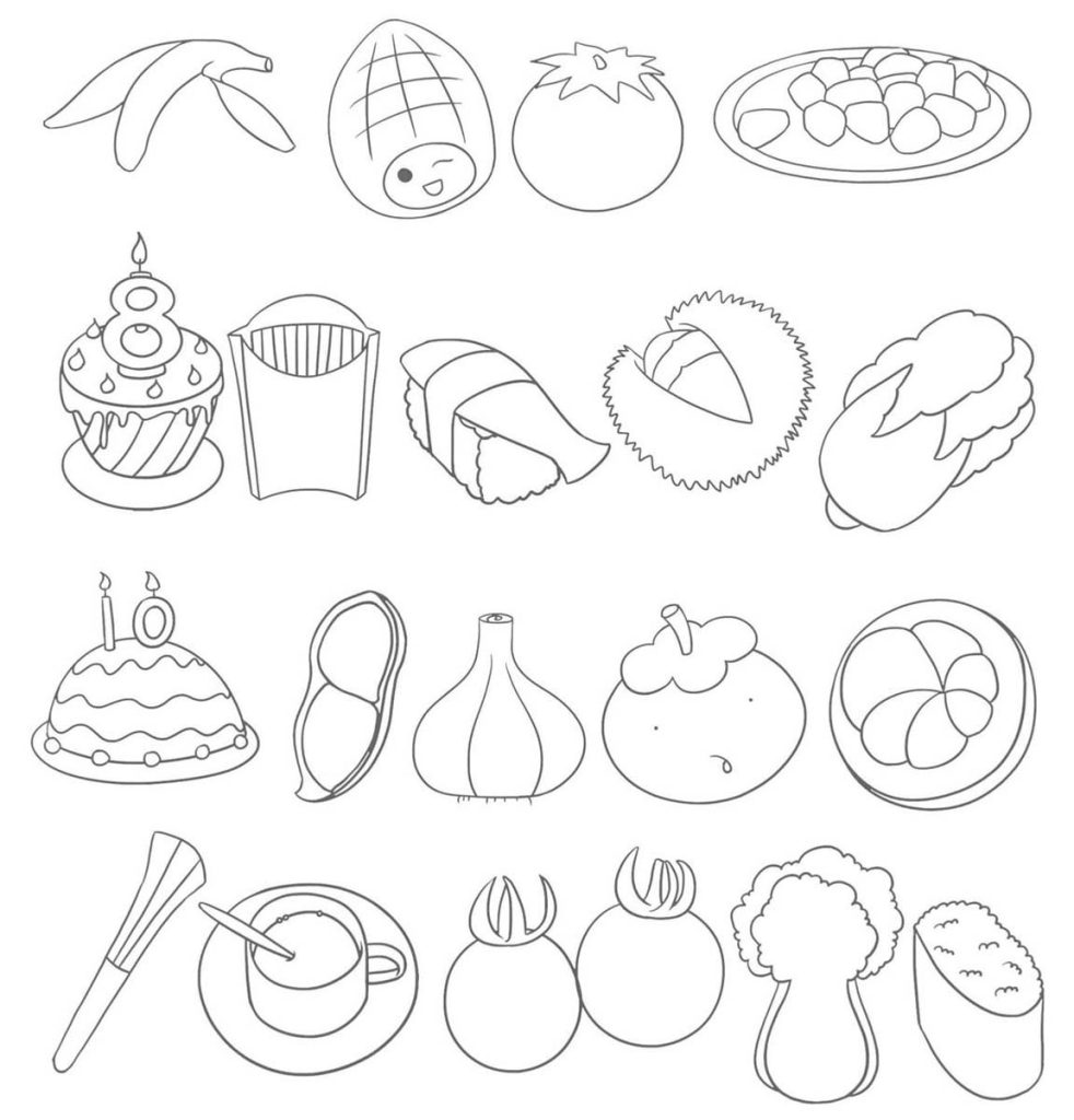 食物简笔画