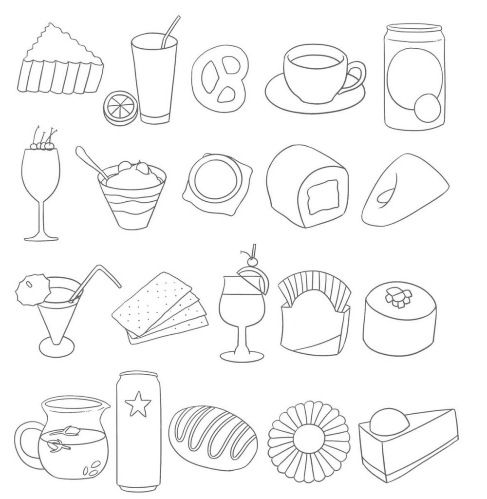 食物简笔画