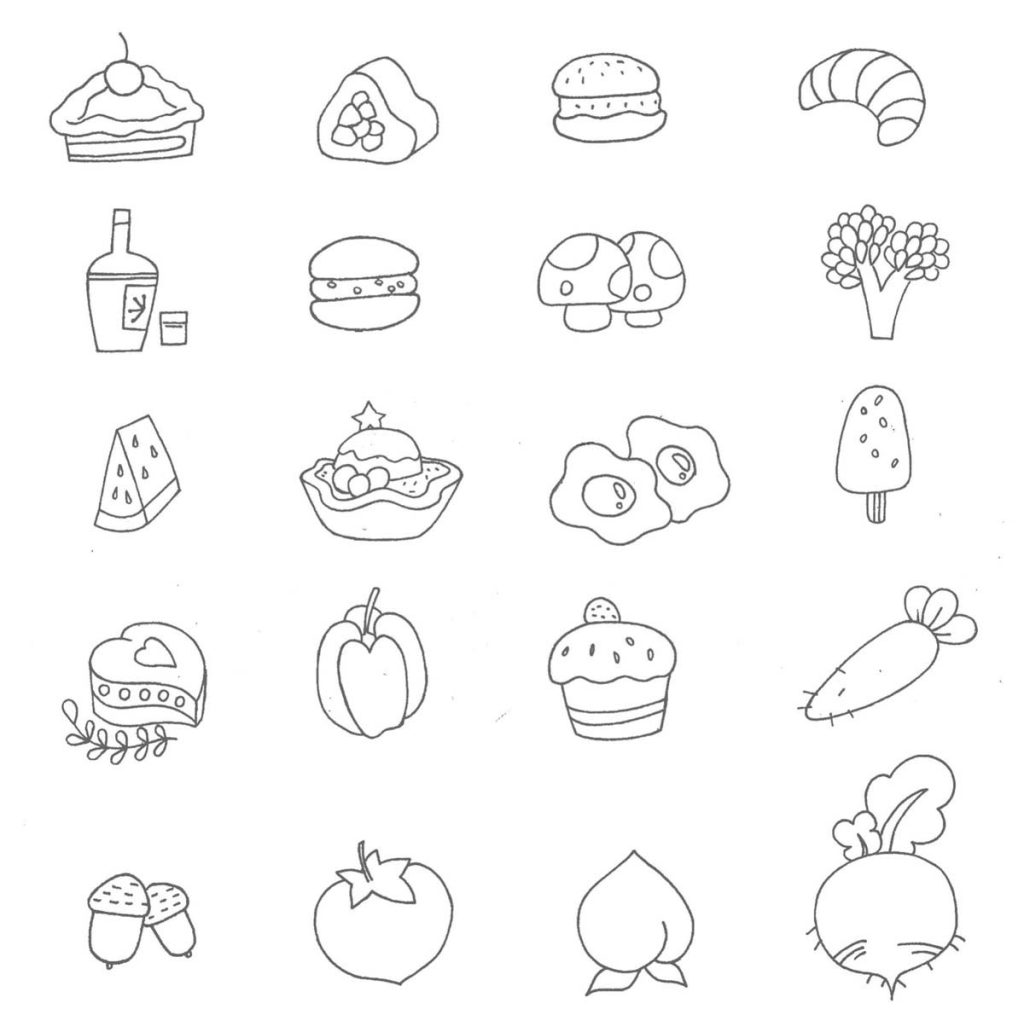 食物简笔画