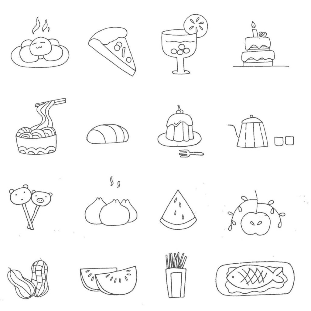 食物简笔画