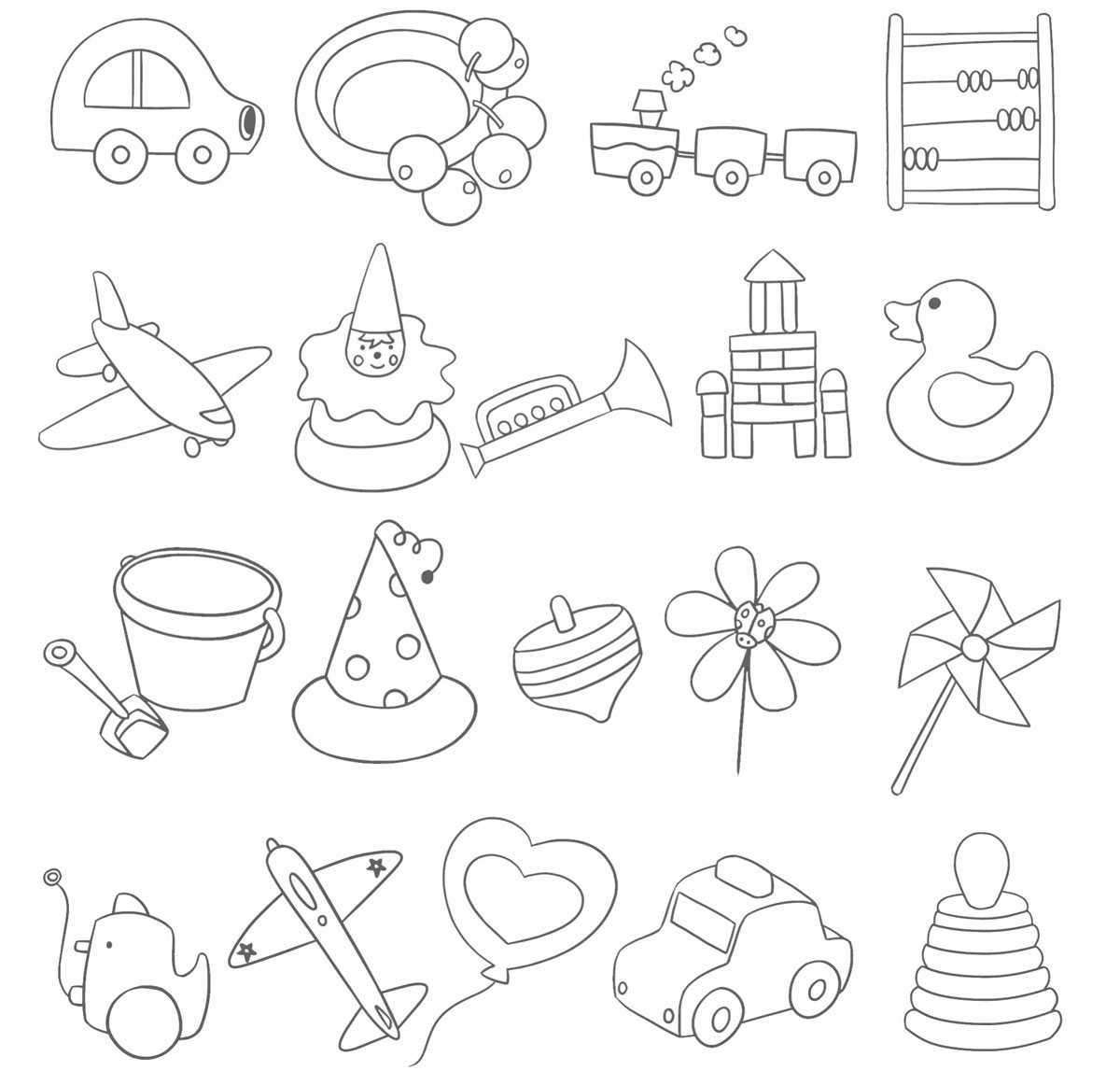 玩具简笔画