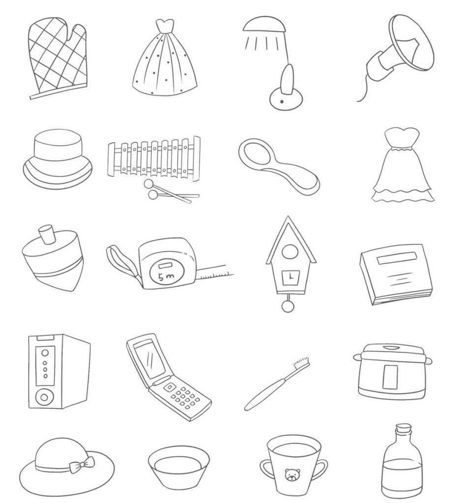 生活用品简笔画