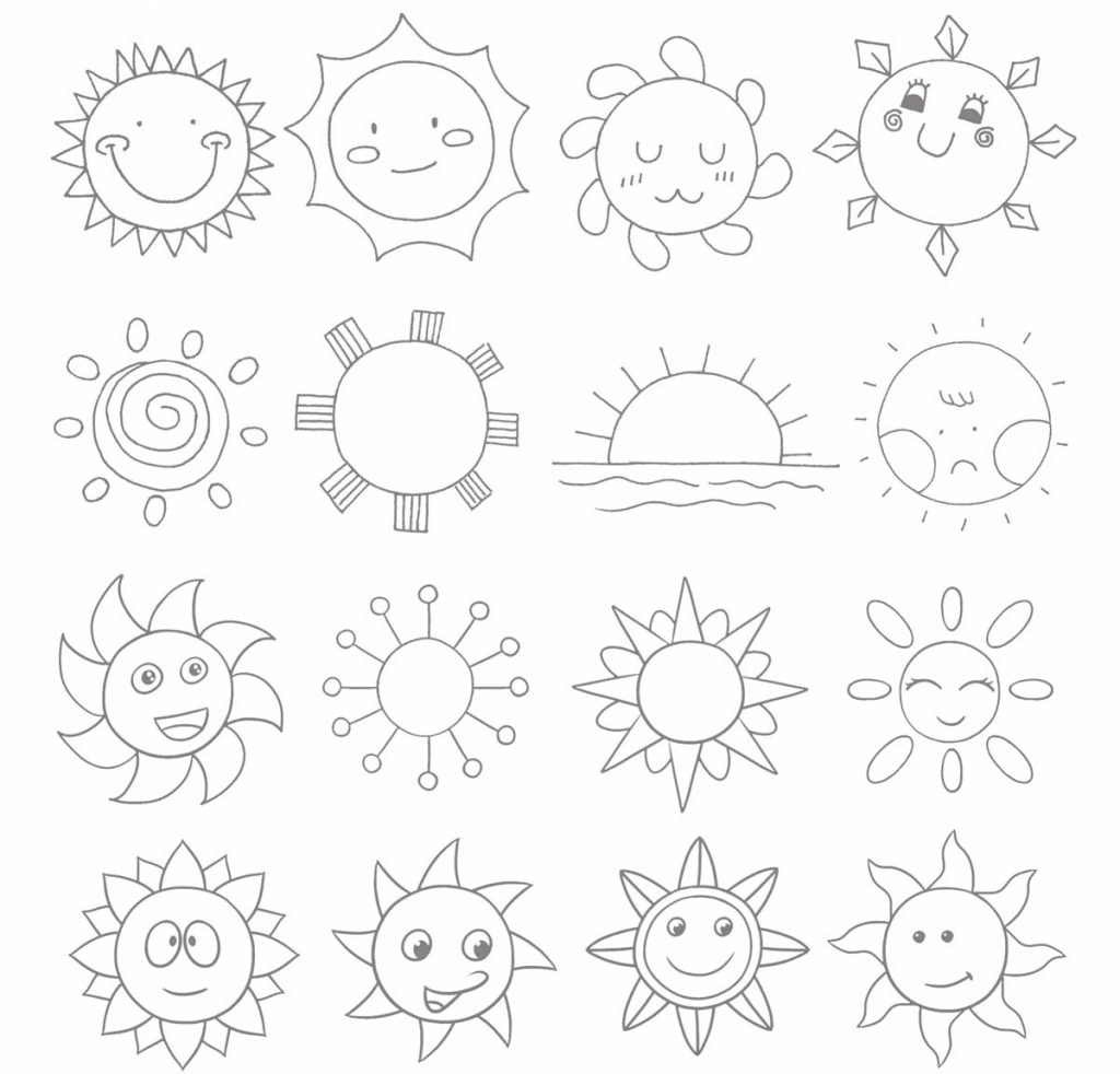 太阳简笔画