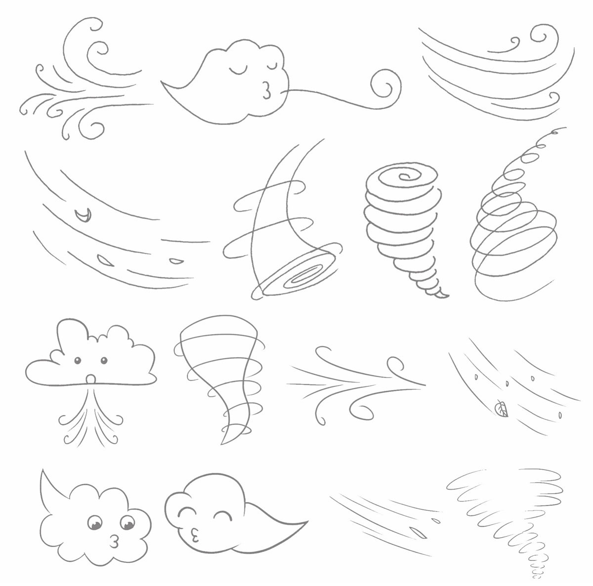 风简笔画