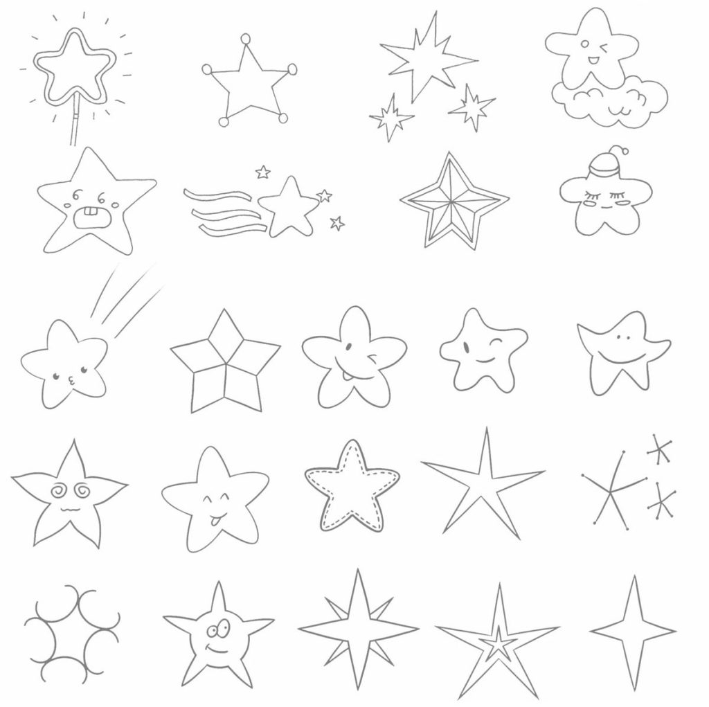 星星简笔画