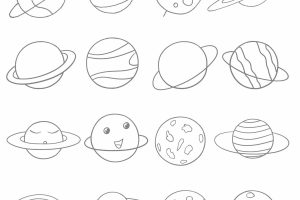 星球简笔画