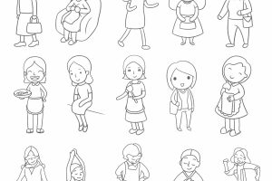 妈妈简笔画