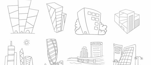 大厦简笔画