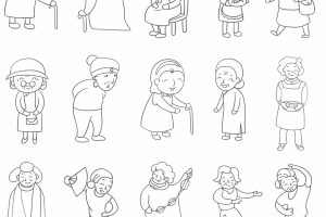 奶奶简笔画