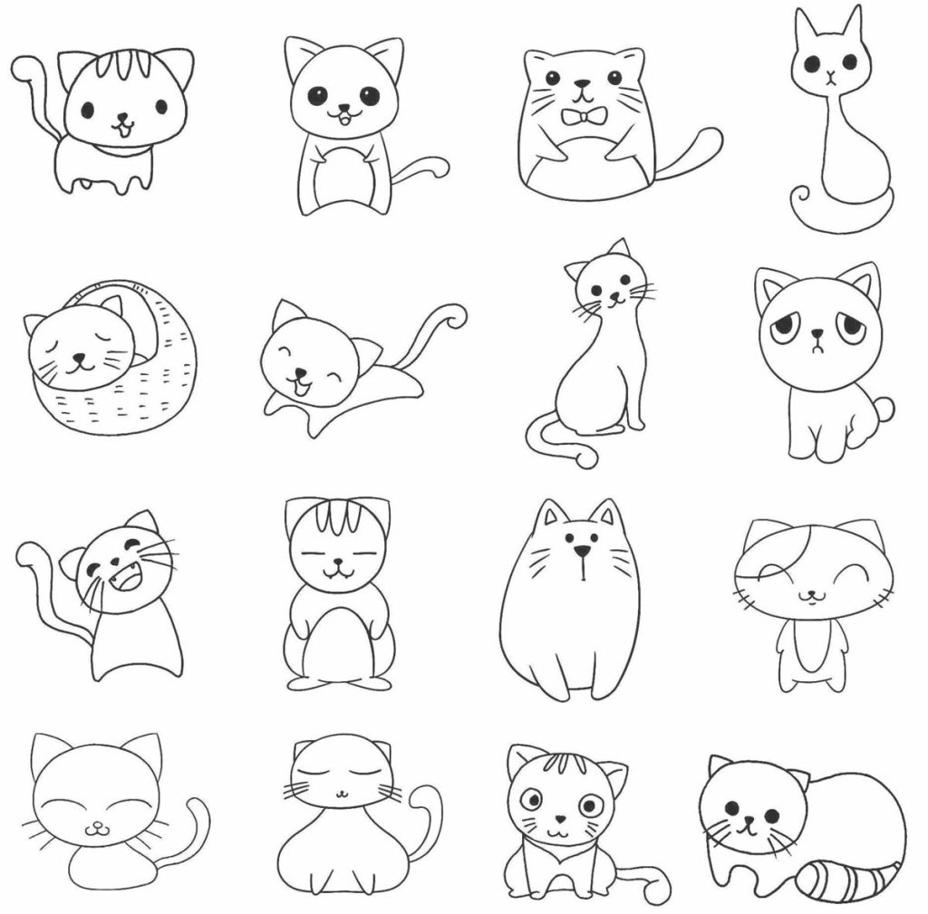 小猫简笔画