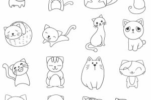 小猫简笔画