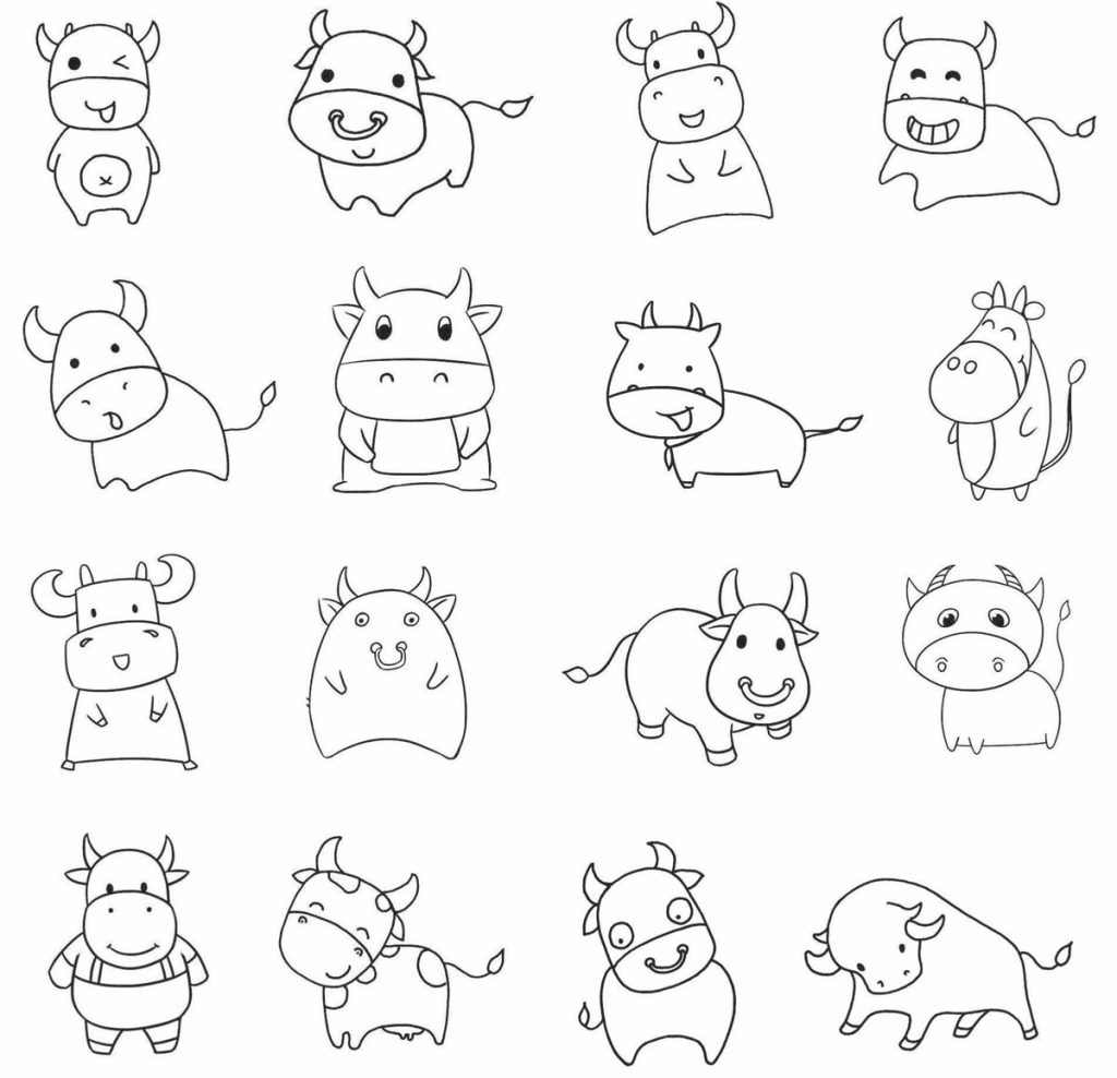 牛简笔画
