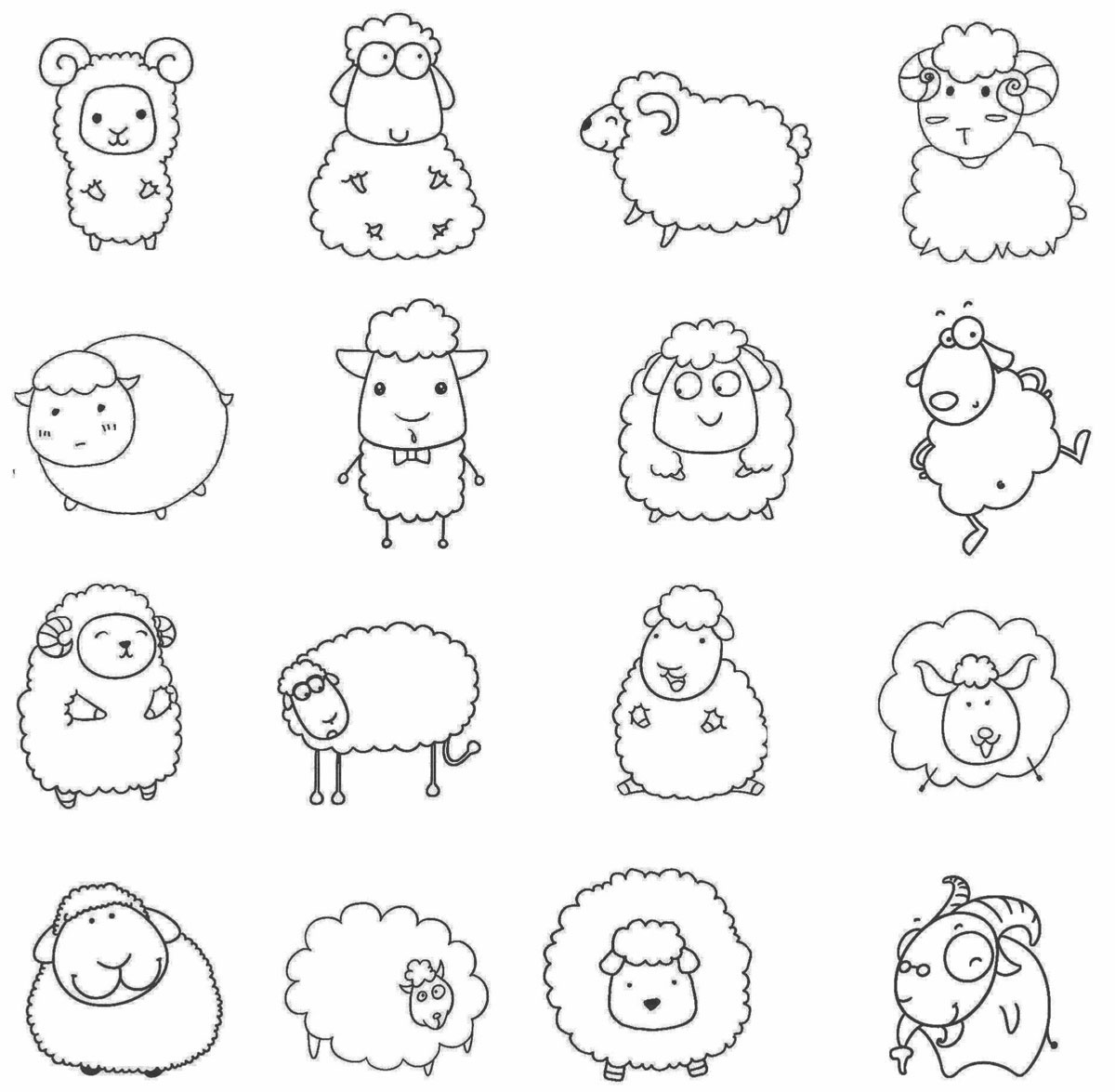 羊简笔画