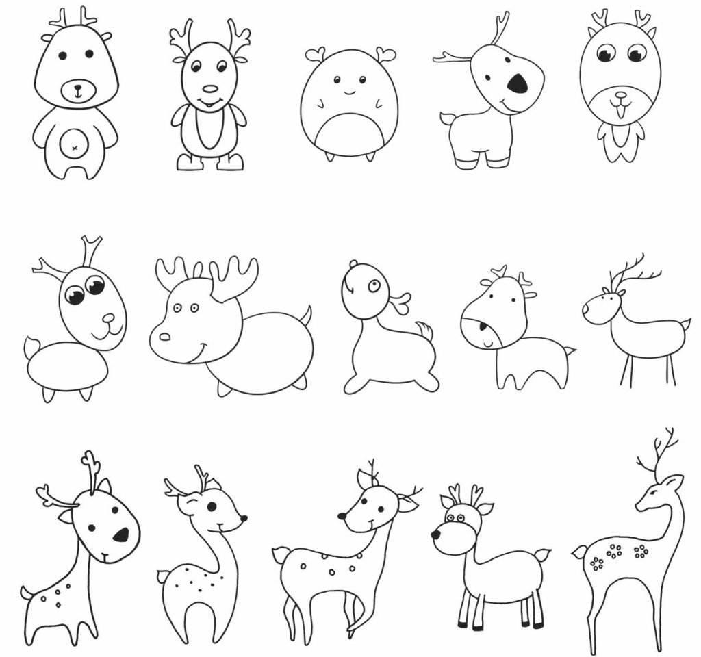 鹿简笔画