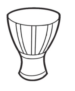鼓简笔画