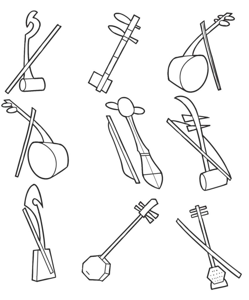 二胡简笔画