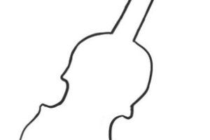小提琴简笔画