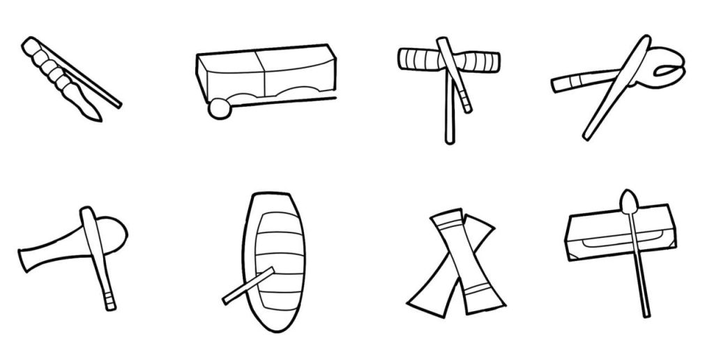 梆子简笔画