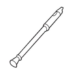 竖笛简笔画
