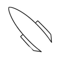 飞机简笔画