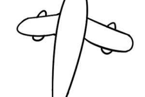 飞机简笔画