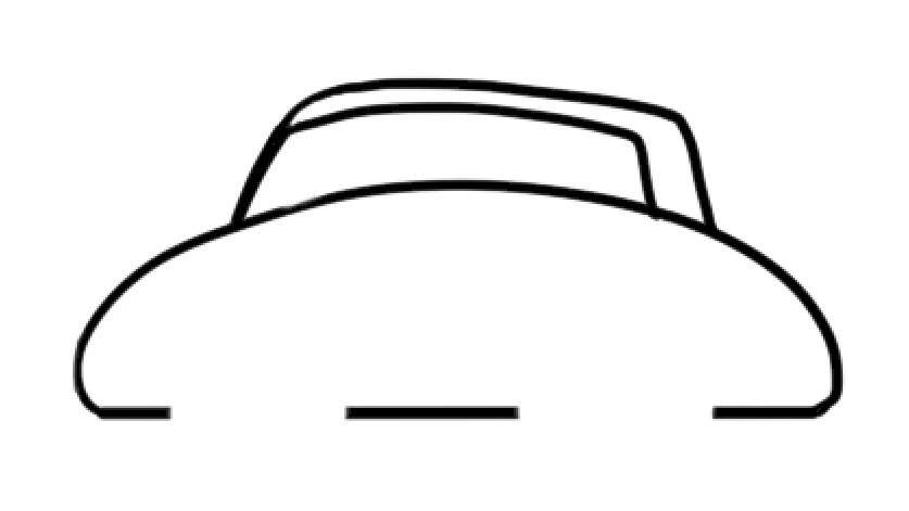 小汽车简笔画