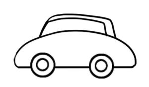 小汽车简笔画