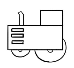 农用车简笔画