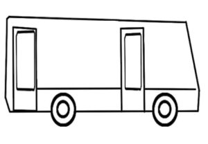 公交车简笔画