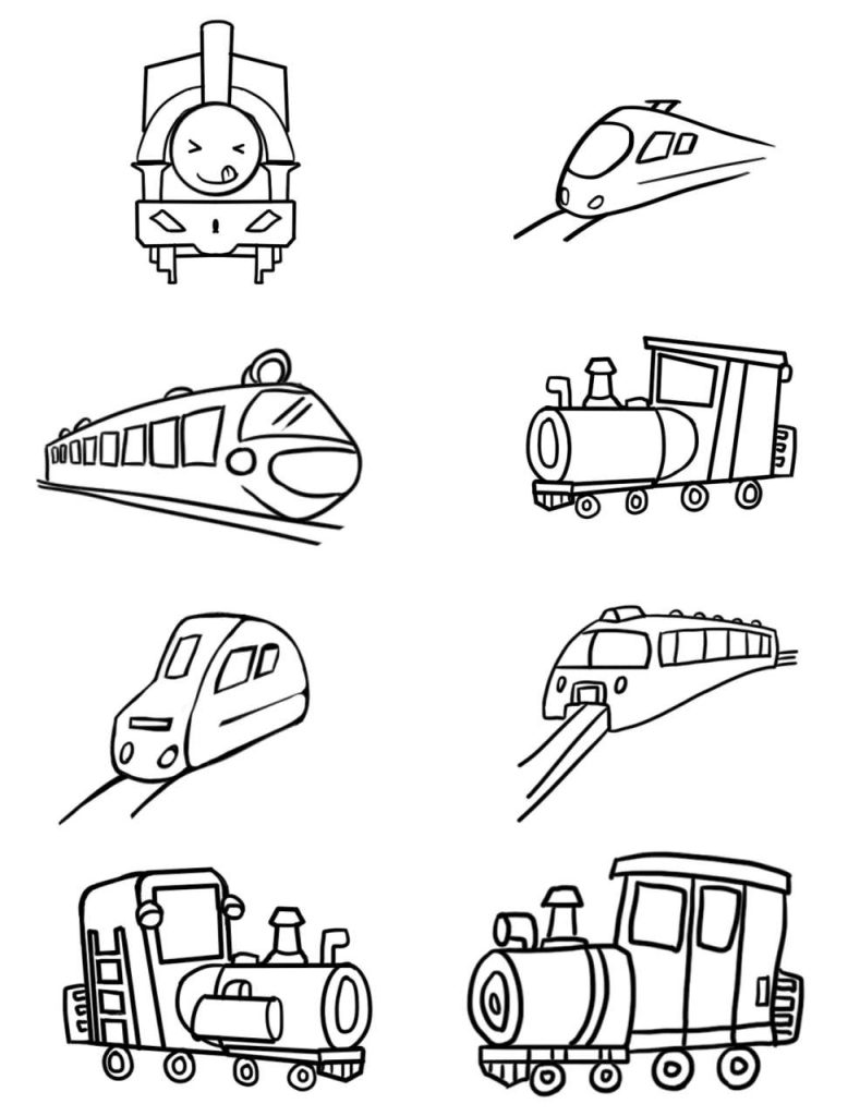 火车简笔画